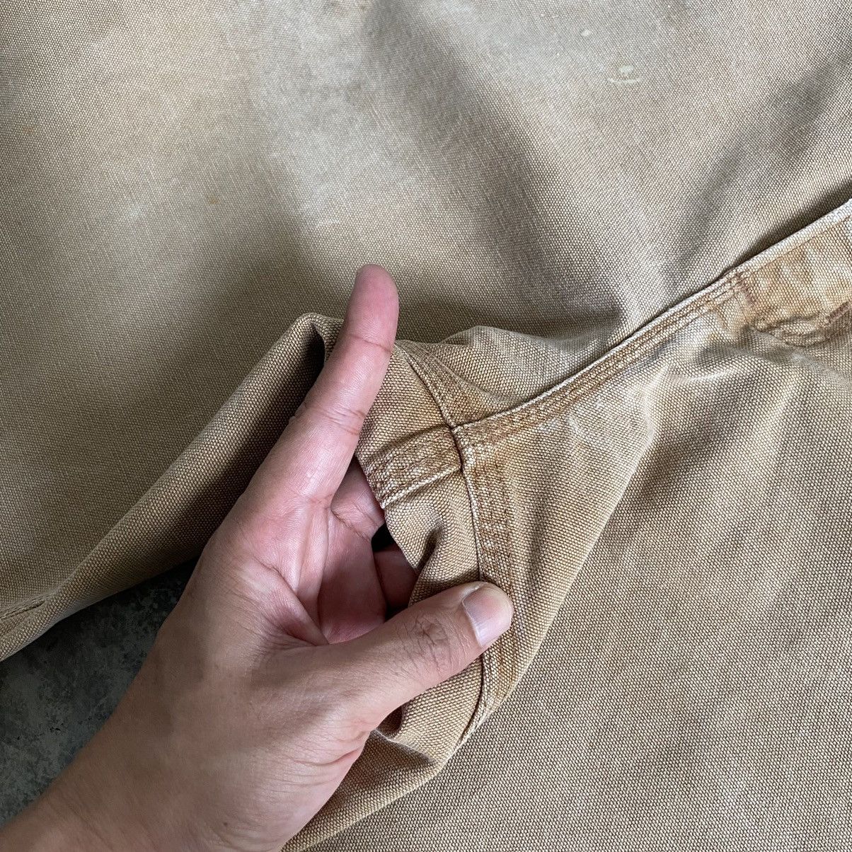 Carhartt Size 33x31 Vintage Carhartt Faded Tan Dirty Carpenter pants Size US 33 - 12 Thumbnail