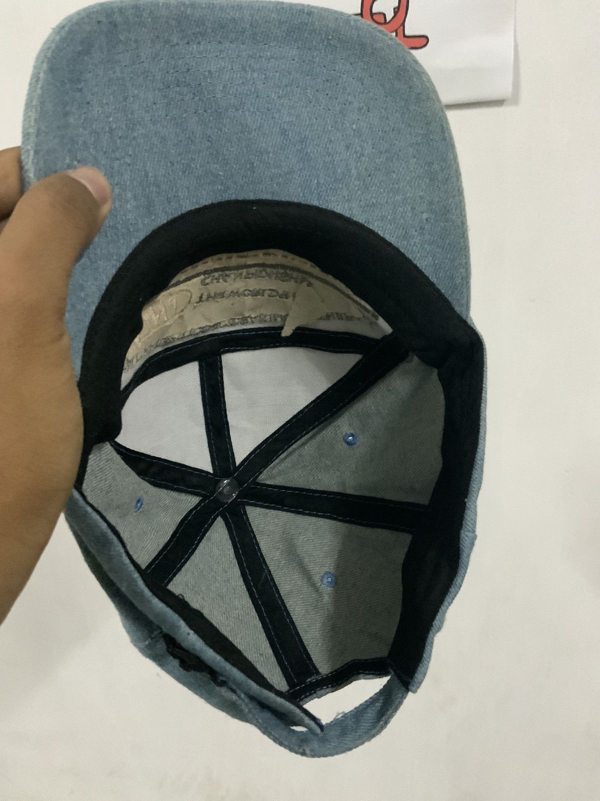 Japanese Brand Vintage 4WD Machine Spirit Denim Hat Size ONE SIZE - 9 Thumbnail