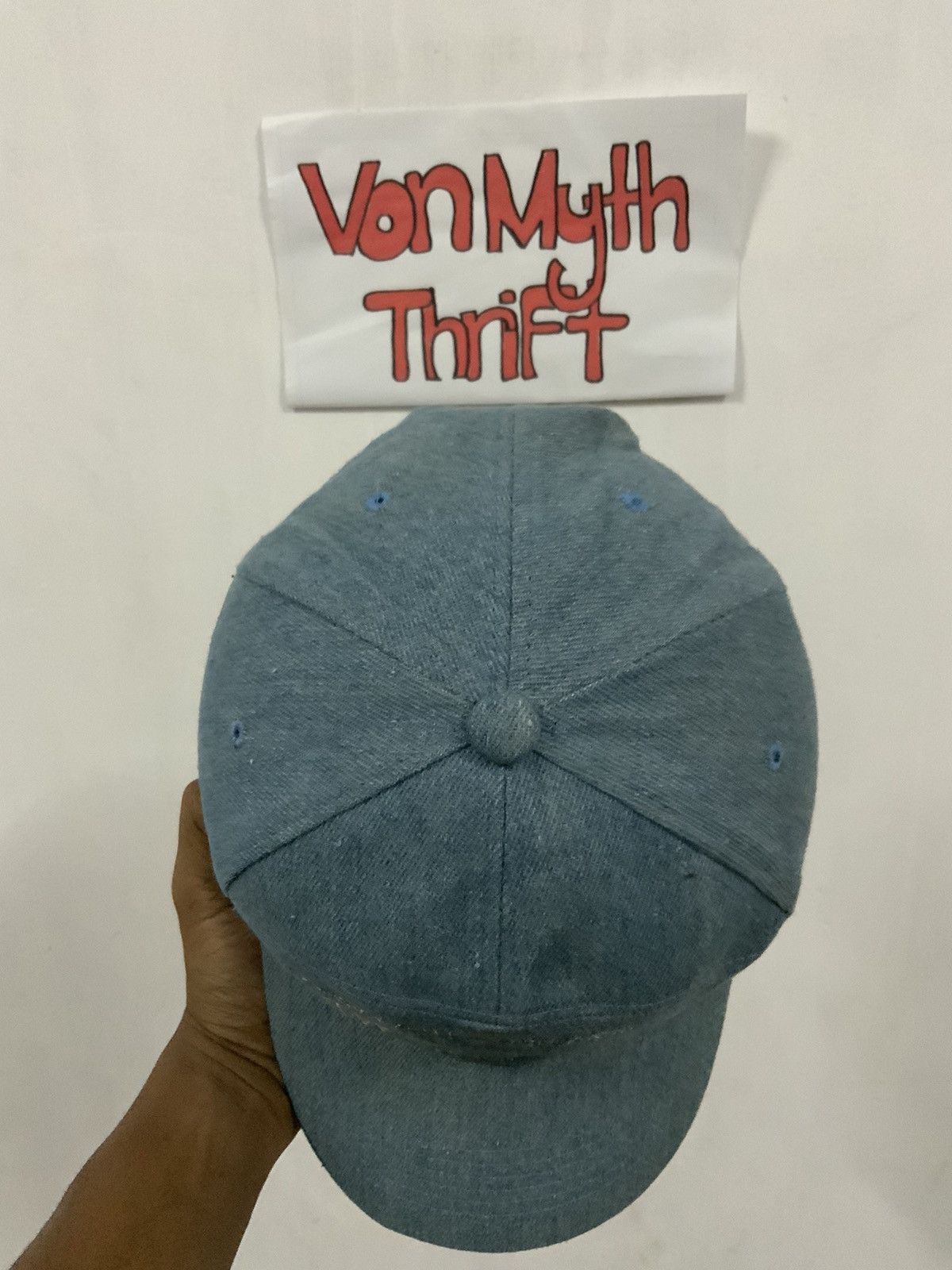 Japanese Brand Vintage 4WD Machine Spirit Denim Hat Size ONE SIZE - 7 Thumbnail