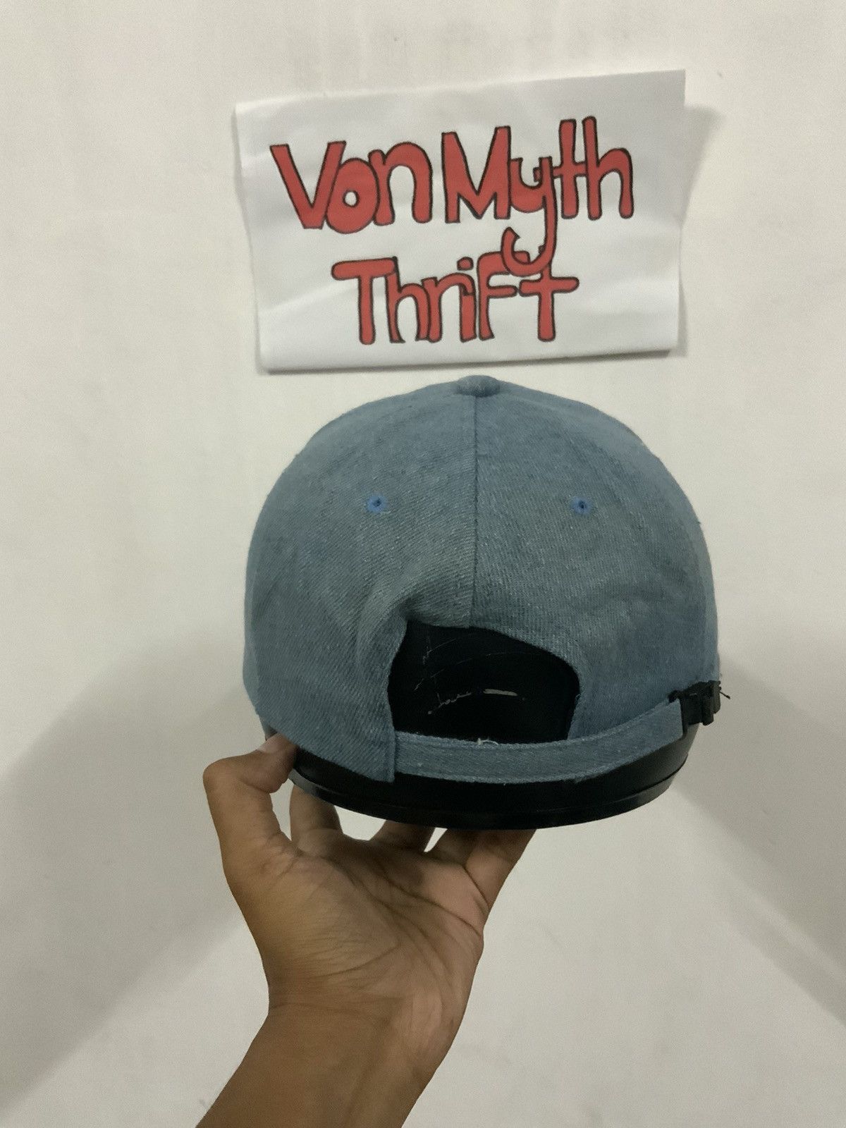Japanese Brand Vintage 4WD Machine Spirit Denim Hat Size ONE SIZE - 4 Thumbnail