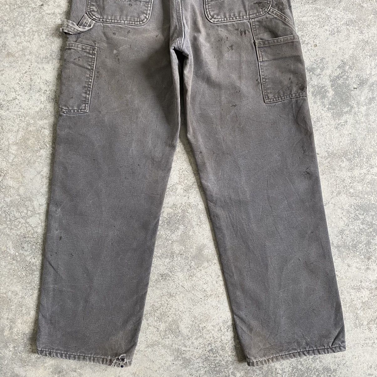Carhartt Vintage Carhartt Blanket Lined Faded Dirty Carpenter Pants Size US 30 / EU 46 - 15 Thumbnail