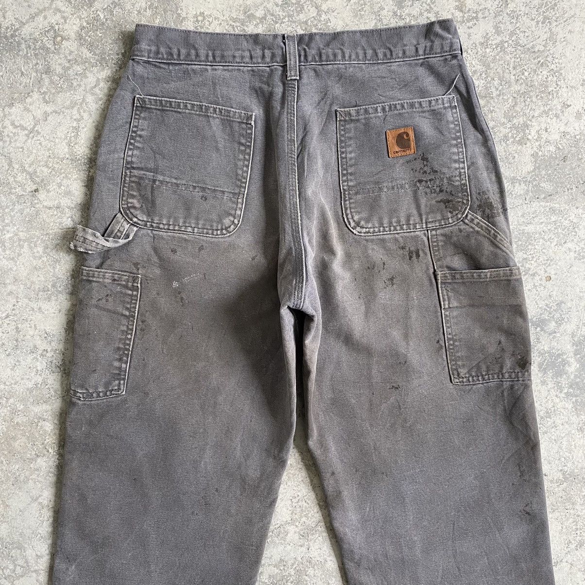 Carhartt Vintage Carhartt Blanket Lined Faded Dirty Carpenter Pants Size US 30 / EU 46 - 5 Thumbnail