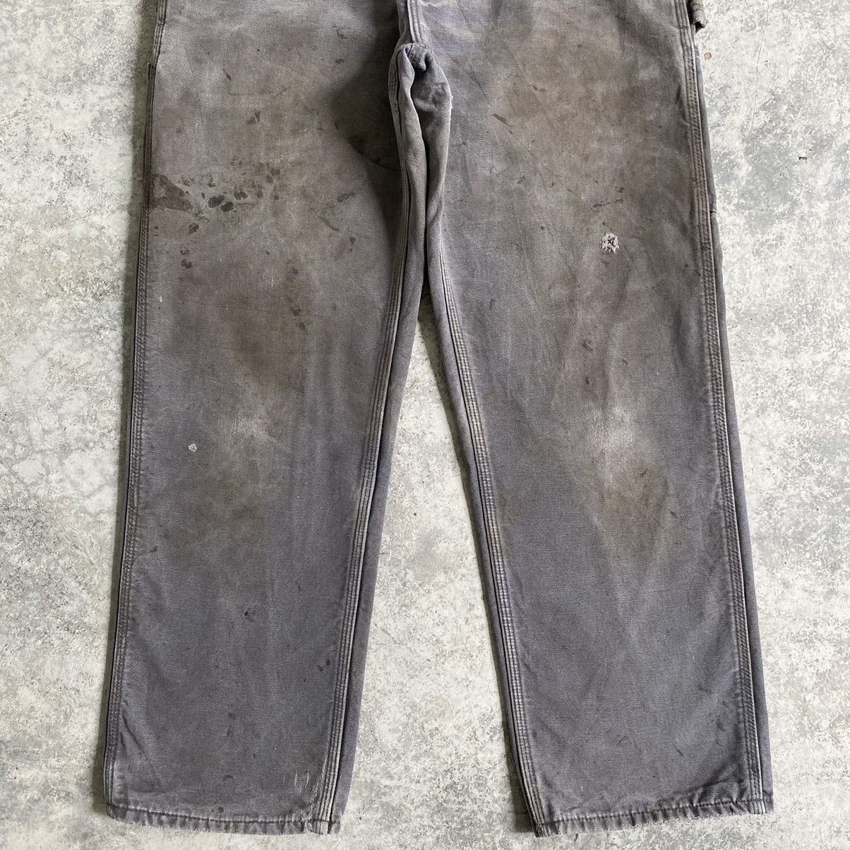 Carhartt Vintage Carhartt Blanket Lined Faded Dirty Carpenter Pants Size US 30 / EU 46 - 7 Thumbnail