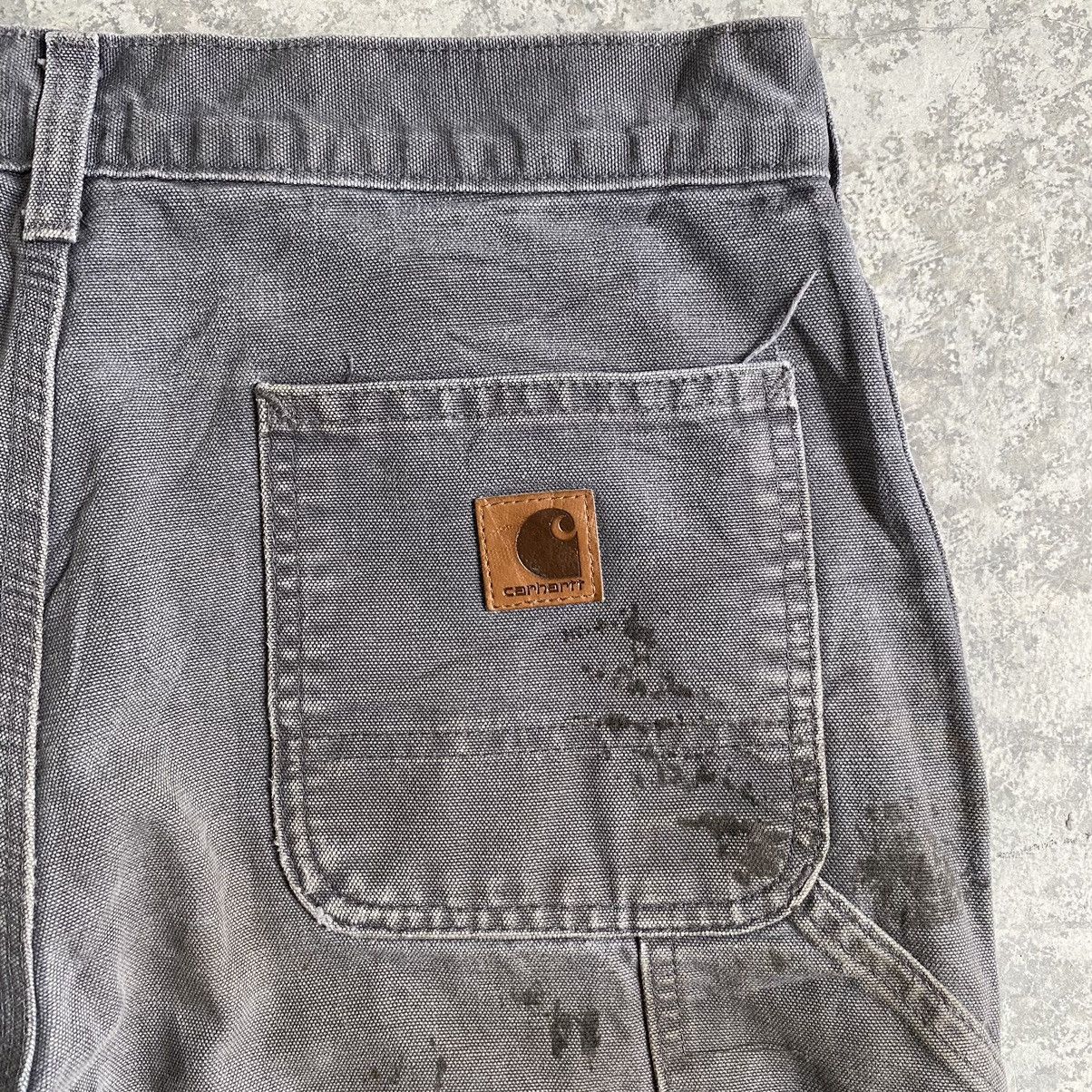 Carhartt Vintage Carhartt Blanket Lined Faded Dirty Carpenter Pants Size US 30 / EU 46 - 21 Thumbnail