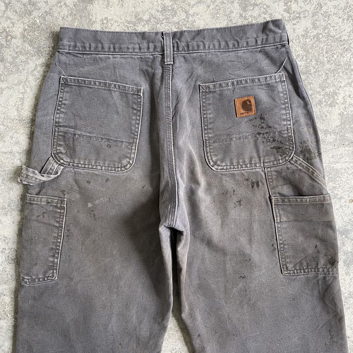 Carhartt Vintage Carhartt Blanket Lined Faded Dirty Carpenter Pants Size US 30 / EU 46 - 18 Thumbnail