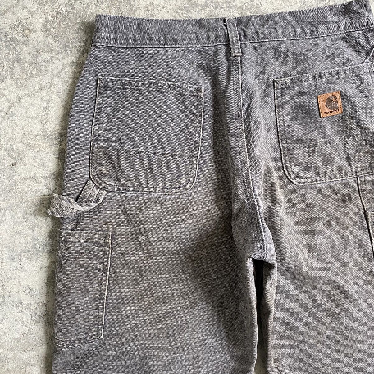 Carhartt Vintage Carhartt Blanket Lined Faded Dirty Carpenter Pants Size US 30 / EU 46 - 20 Thumbnail