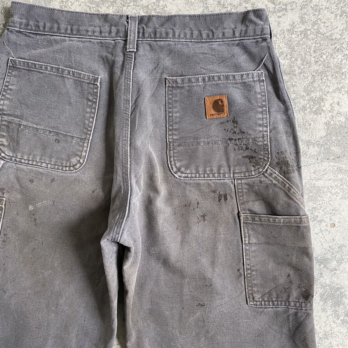 Carhartt Vintage Carhartt Blanket Lined Faded Dirty Carpenter Pants Size US 30 / EU 46 - 19 Thumbnail