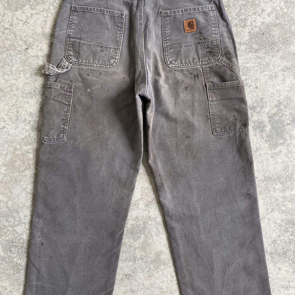 Carhartt Vintage Carhartt Blanket Lined Faded Dirty Carpenter Pants Size US 30 / EU 46 - 16 Thumbnail