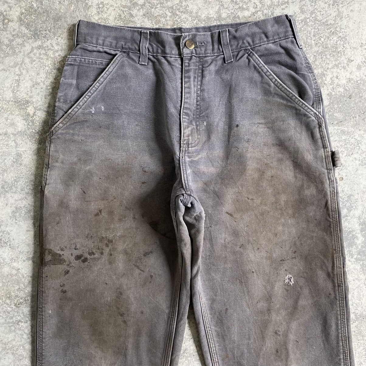 Carhartt Vintage Carhartt Blanket Lined Faded Dirty Carpenter Pants Size US 30 / EU 46 - 6 Thumbnail