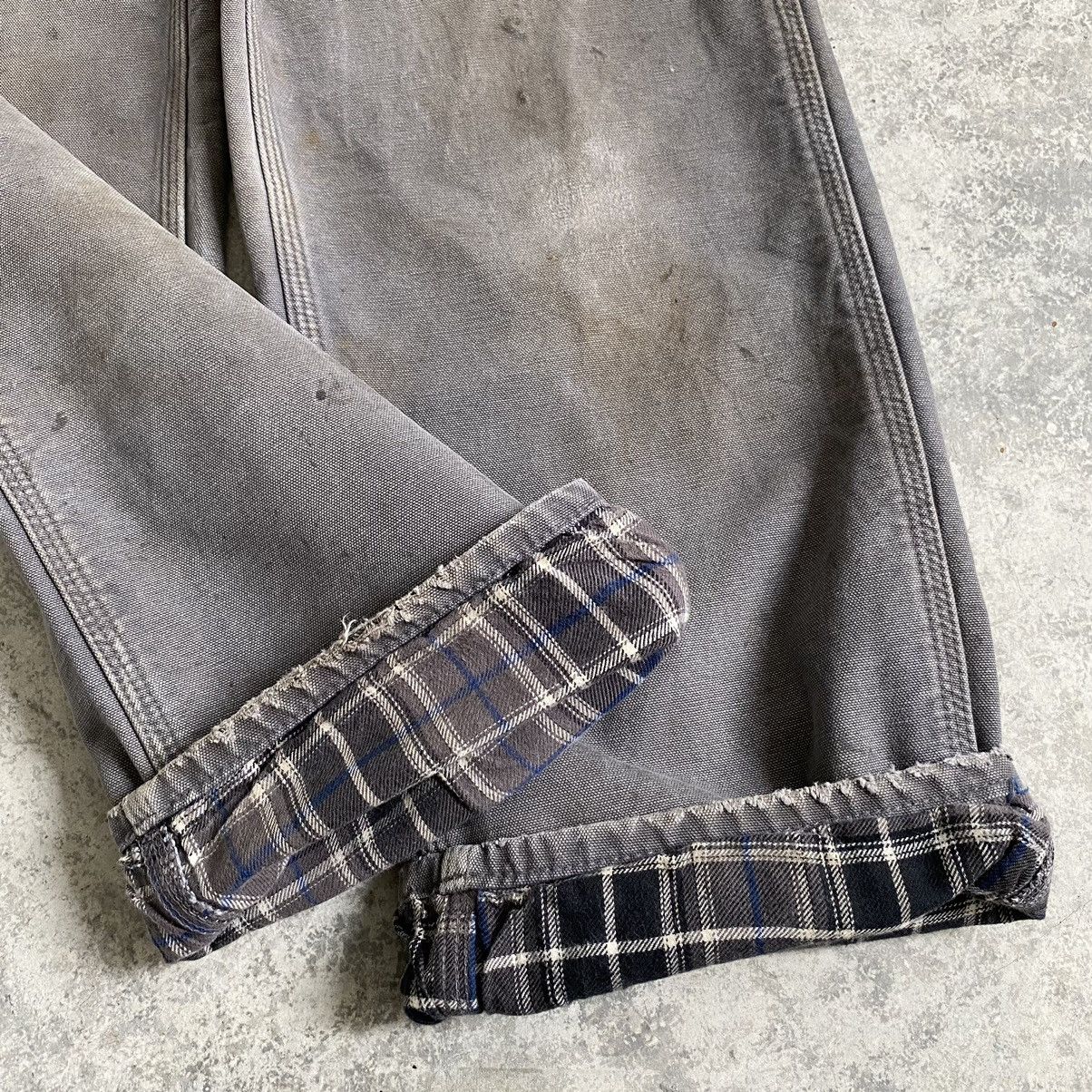 Carhartt Vintage Carhartt Blanket Lined Faded Dirty Carpenter Pants Size US 30 / EU 46 - 4 Thumbnail