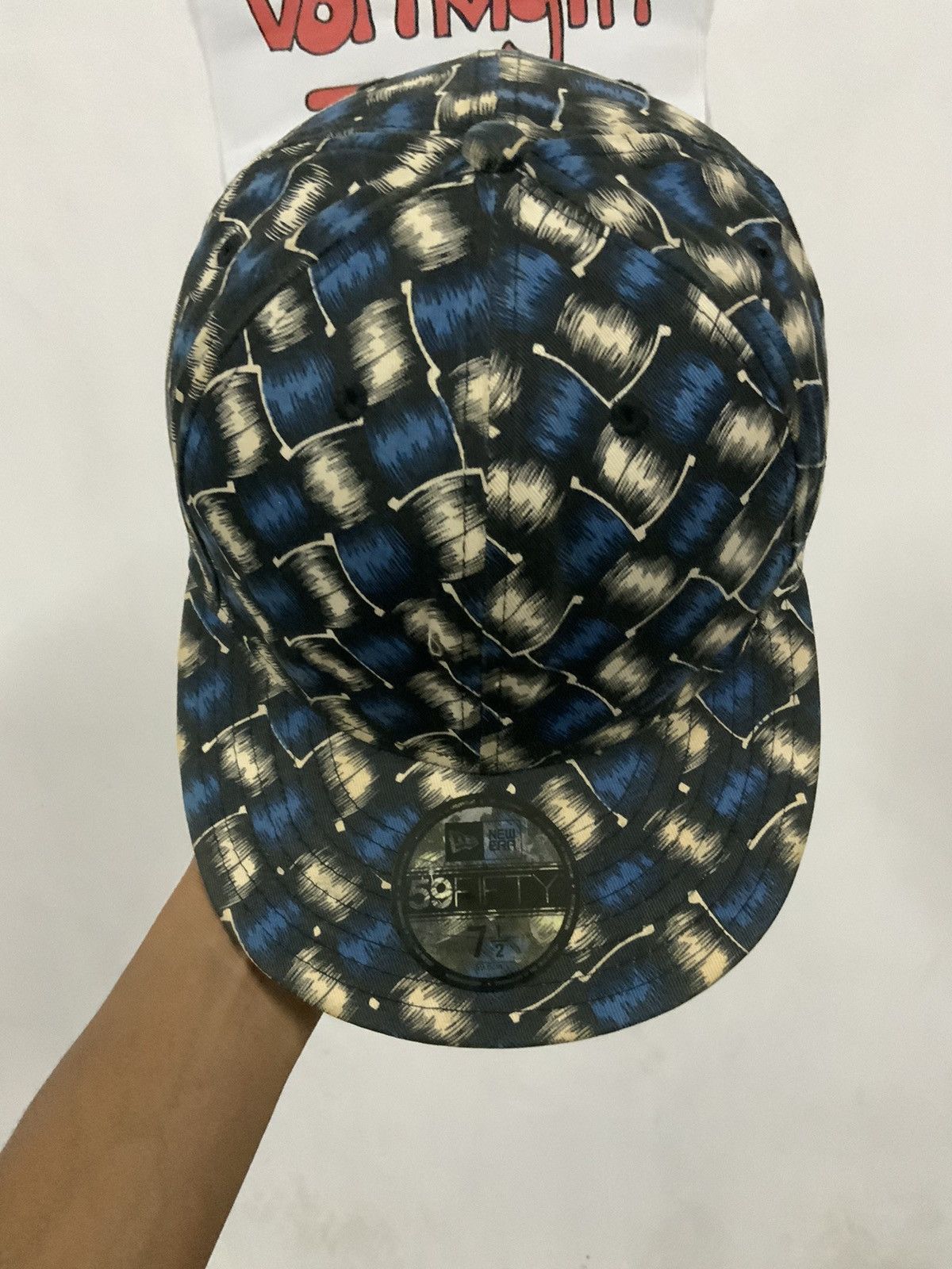 Japanese Brand Kenzo Feat New Era Fitted Hat Size ONE SIZE - 7 Thumbnail