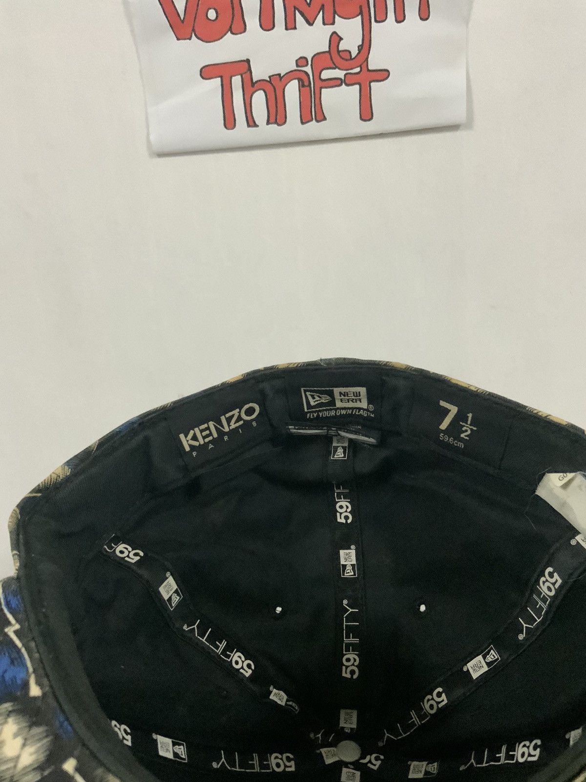 Japanese Brand Kenzo Feat New Era Fitted Hat Size ONE SIZE - 10 Thumbnail