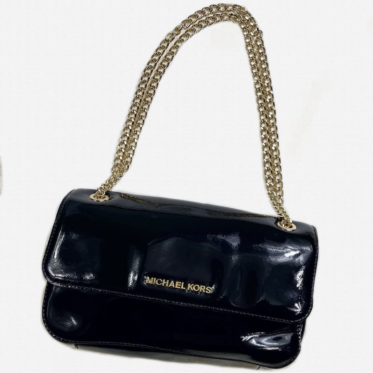 Black Patent Leather Purse
