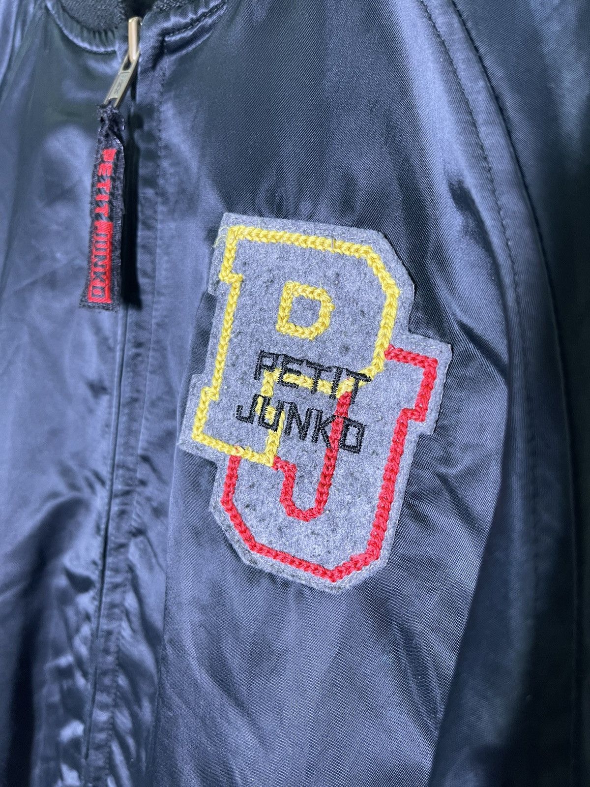 Japanese Brand Junko Koshino embroidery big logo bomber jacket Size US XXS / EU 40 - 8 Thumbnail