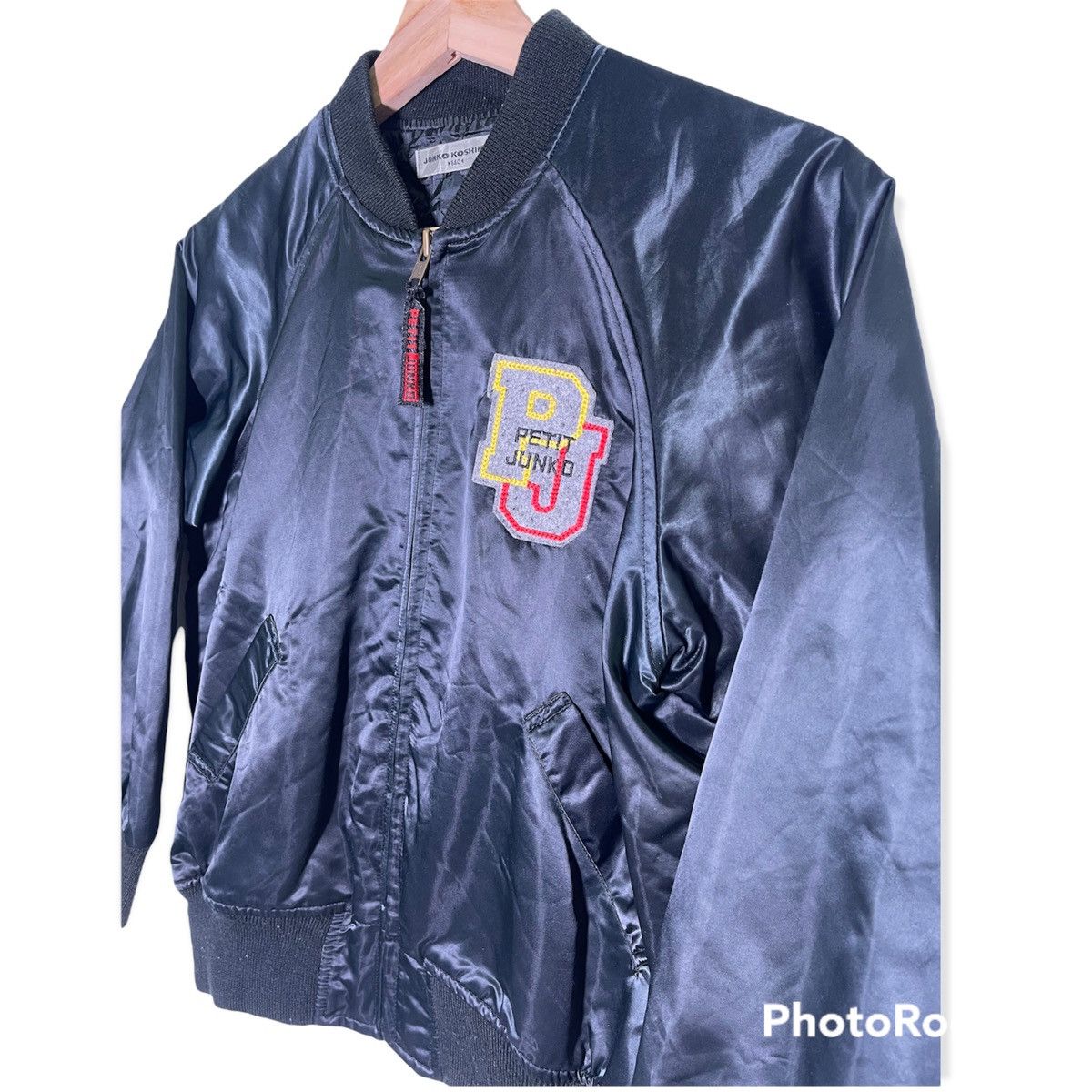 Japanese Brand Junko Koshino embroidery big logo bomber jacket Size US XXS / EU 40 - 3 Thumbnail