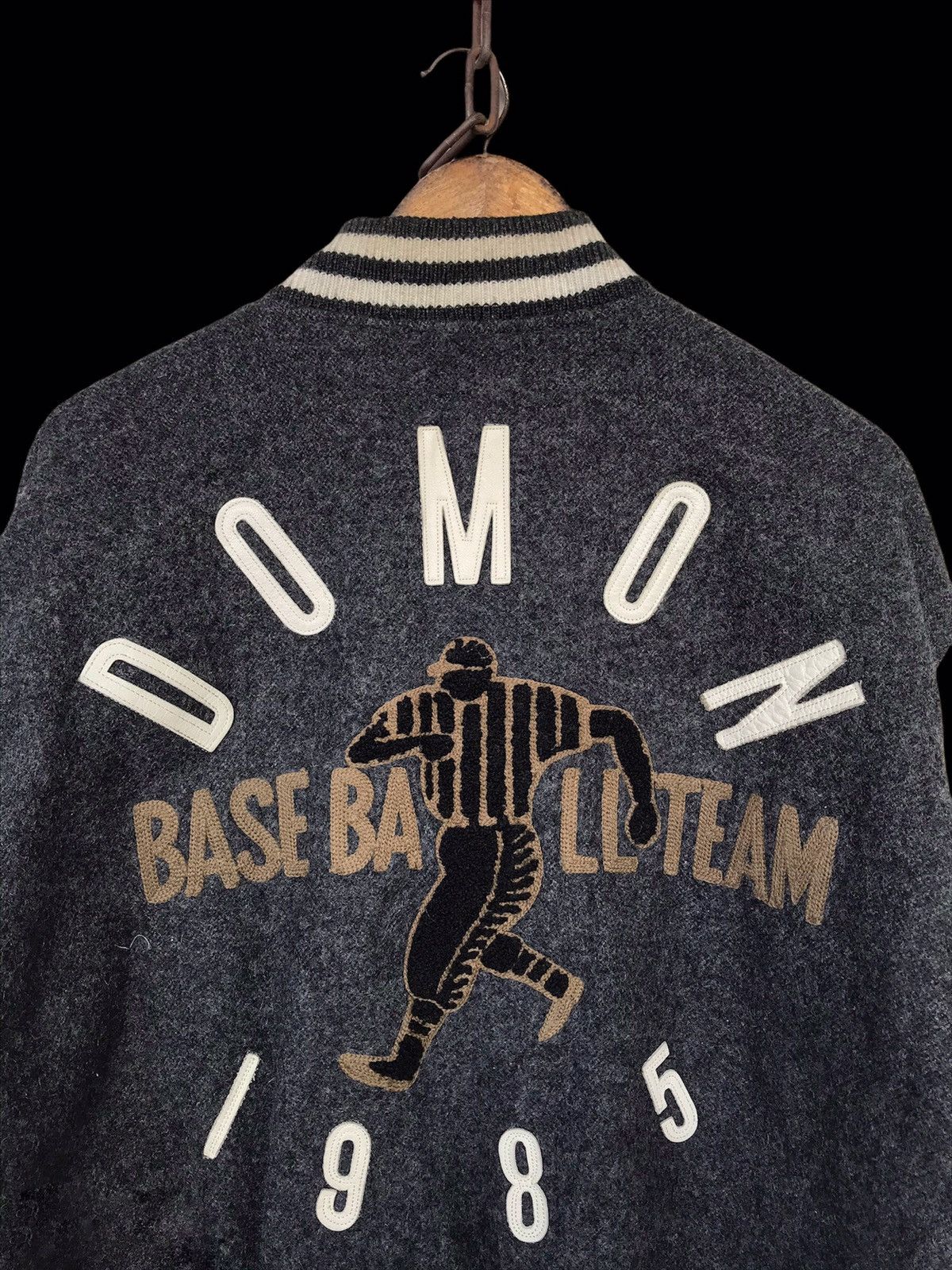 Japanese Brand 💥FinalDrop⏰Vintage Domon Baseball 1985 Varsity Jacket Size US M / EU 48-50 / 2 - 5 Thumbnail