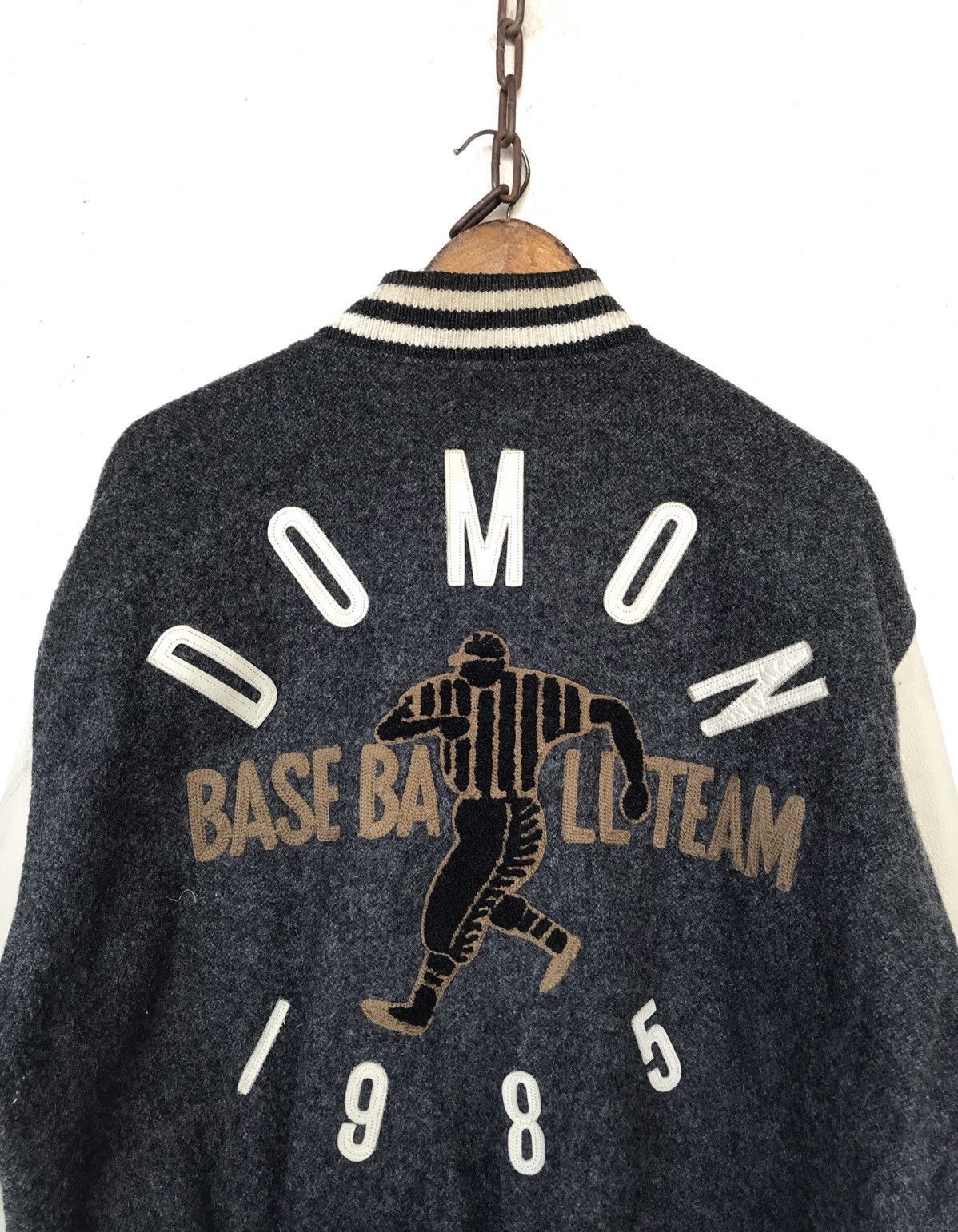 Japanese Brand 💥FinalDrop⏰Vintage Domon Baseball 1985 Varsity Jacket Size US M / EU 48-50 / 2 - 4 Thumbnail