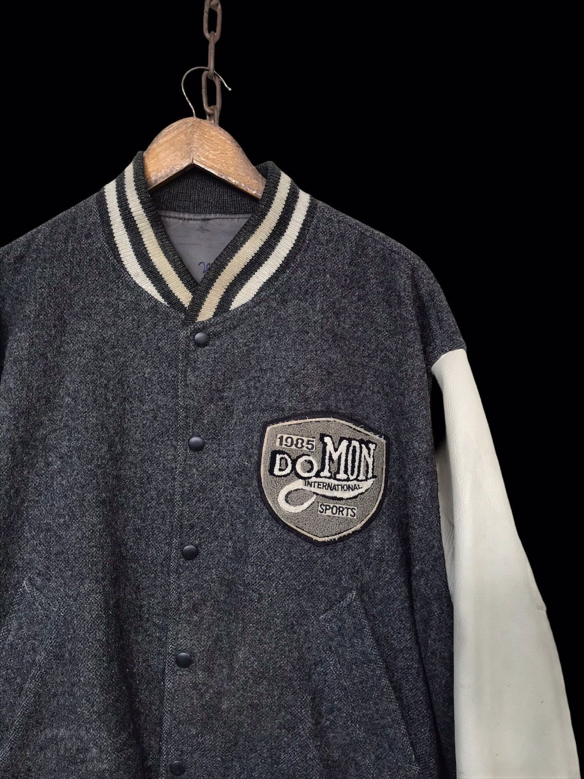 Japanese Brand 💥FinalDrop⏰Vintage Domon Baseball 1985 Varsity Jacket Size US M / EU 48-50 / 2 - 6 Thumbnail