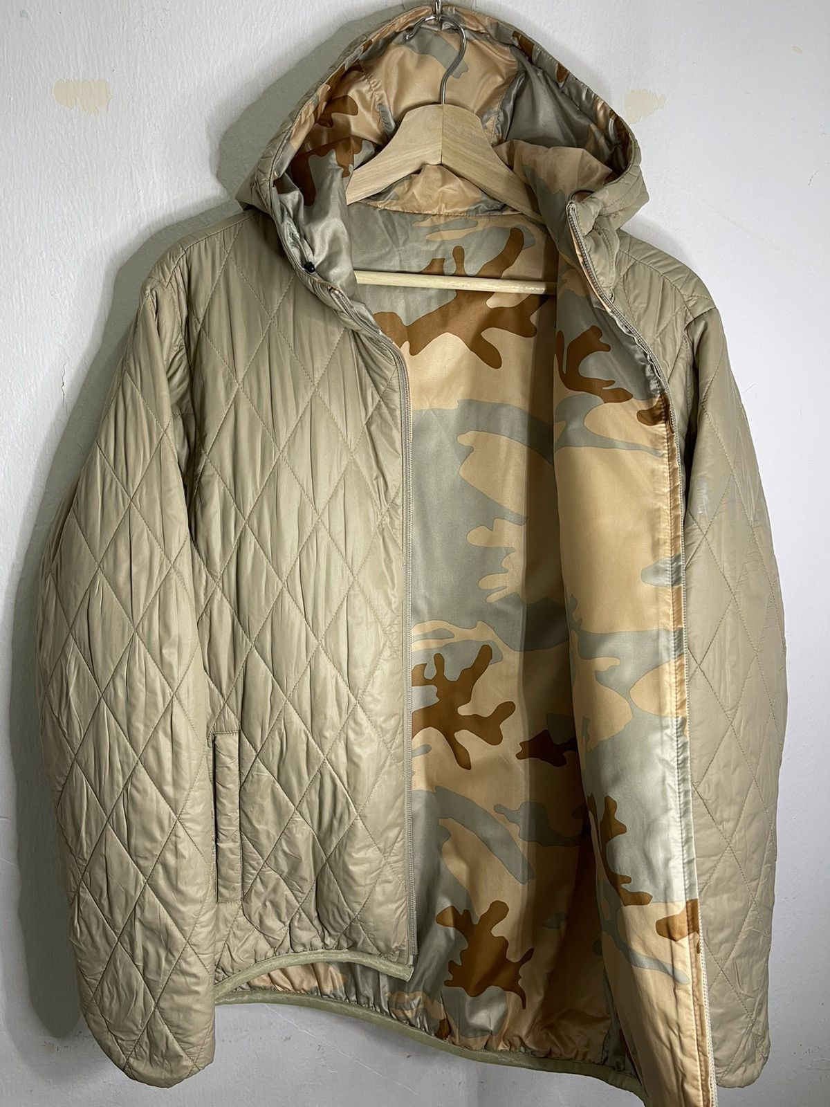 Nike × Vintage Camo puffer hoodie jacket Size US M / EU 48-50 / 2 - 9 Thumbnail