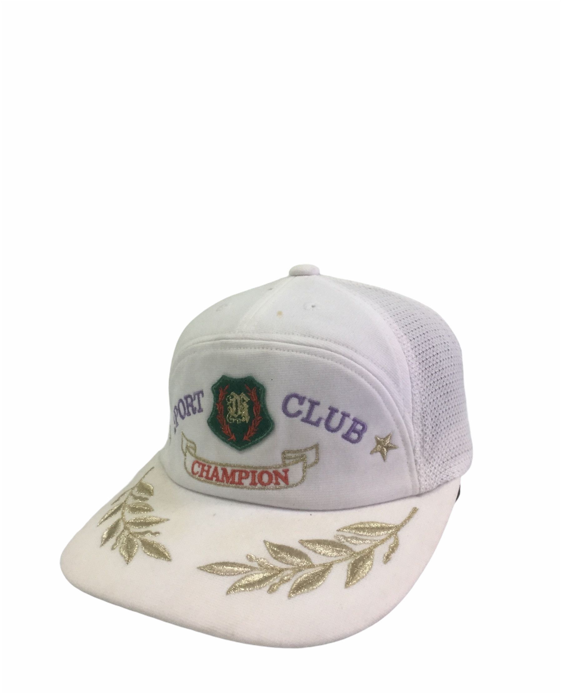Japanese Brand Sport Club Champion Trucker 7 Panel Hat Cap Size ONE SIZE - 2 Thumbnail