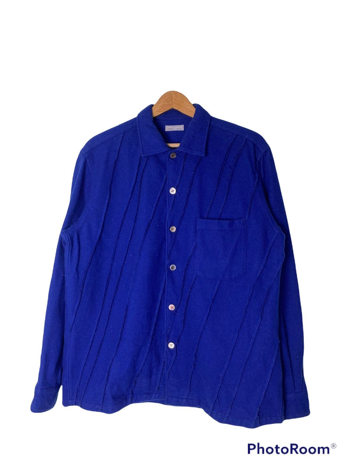 Comme des Garcons Homme 💥Last Drop💥Comme Des Garcons Homme ‘Raw Front’ Wool Size US L / EU 52-54 / 3 - 1 Thumbnail