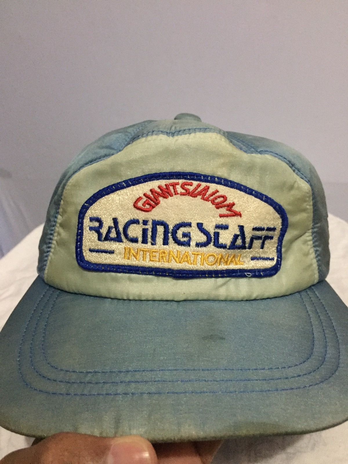 Vintage Vintage Racing Scaff Giant Sialom Fade Ski Hat Size ONE SIZE - 6 Thumbnail