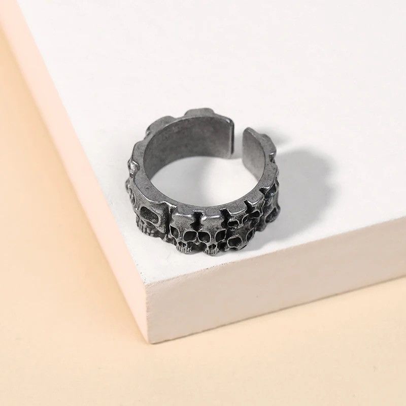 Other Skull Stainless Steel Ring - Size 5.75 Size ONE SIZE - 3 Thumbnail