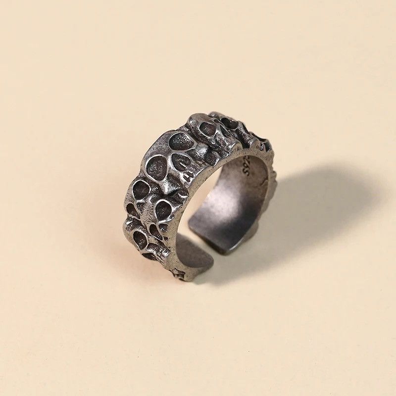 Other Skull Stainless Steel Ring - Size 5.75 Size ONE SIZE - 2 Thumbnail
