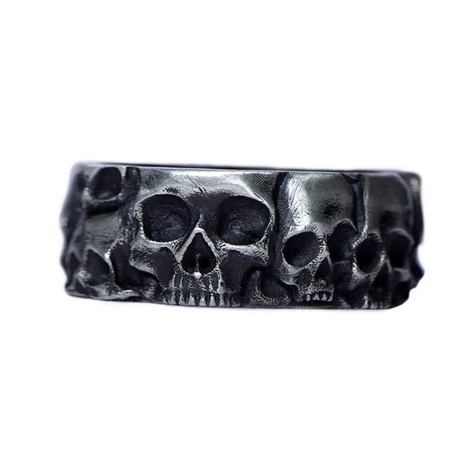Other Skull Stainless Steel Ring - Size 5.75 Size ONE SIZE - 4 Thumbnail