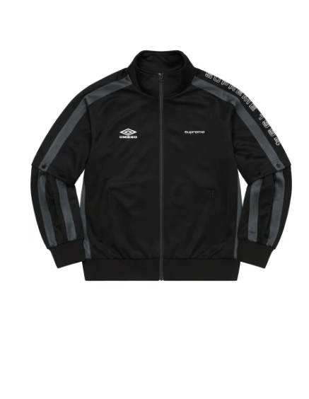 Supreme Supreme Umbro Snap Sleeve Jacket Black Size Medium | Grailed