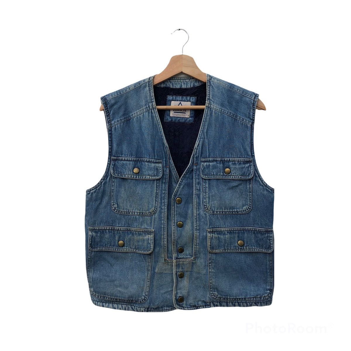 Japanese Brand VINTAGE UTILITY MULTI POCKET VEST SAFARI ROOKIE Size US M / EU 48-50 / 2 - 1 Thumbnail
