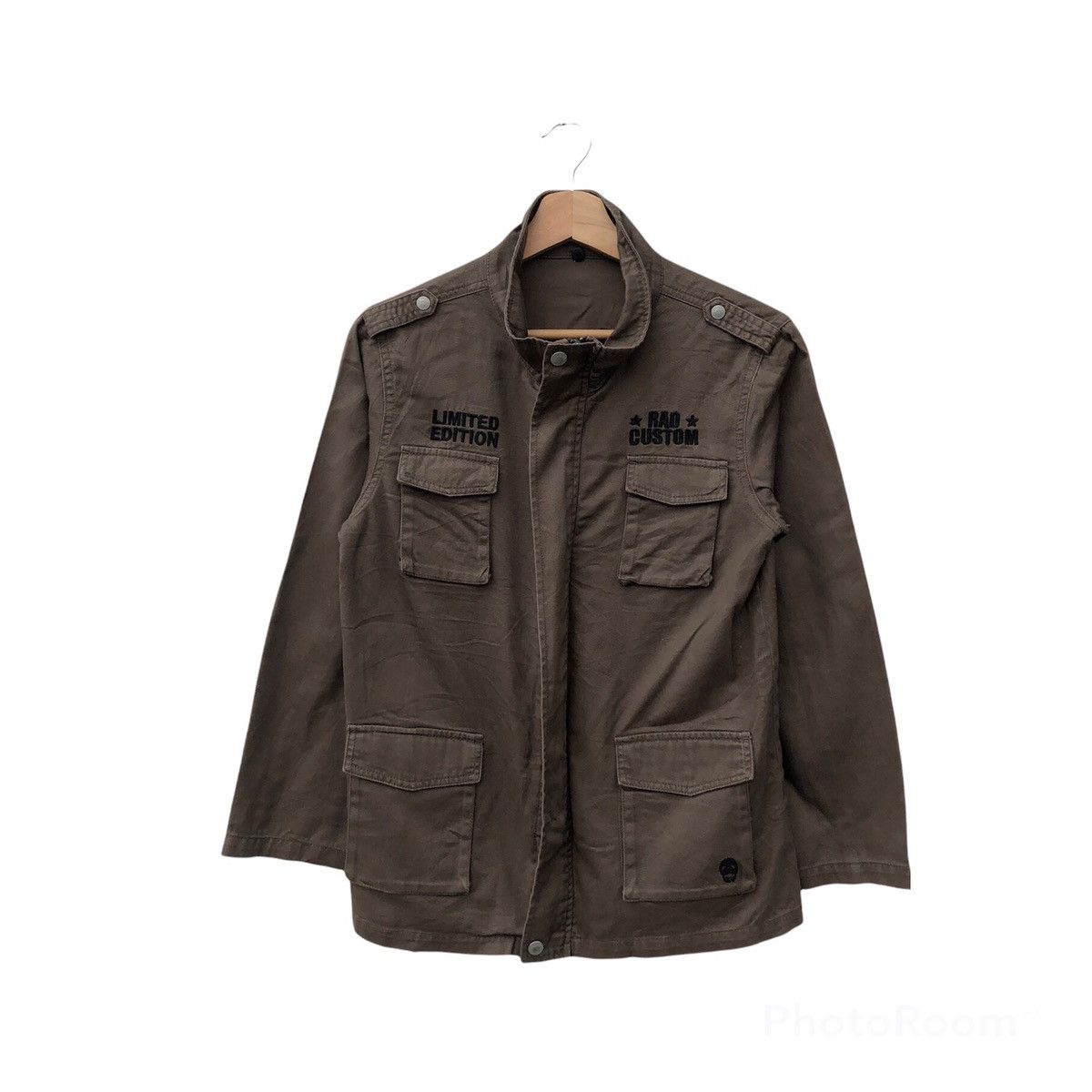 Japanese Brand VINTAGE BIKER JACKET RAD CUSTOM LIMITED EDITION BIG LOGO Size US M / EU 48-50 / 2 - 2 Thumbnail