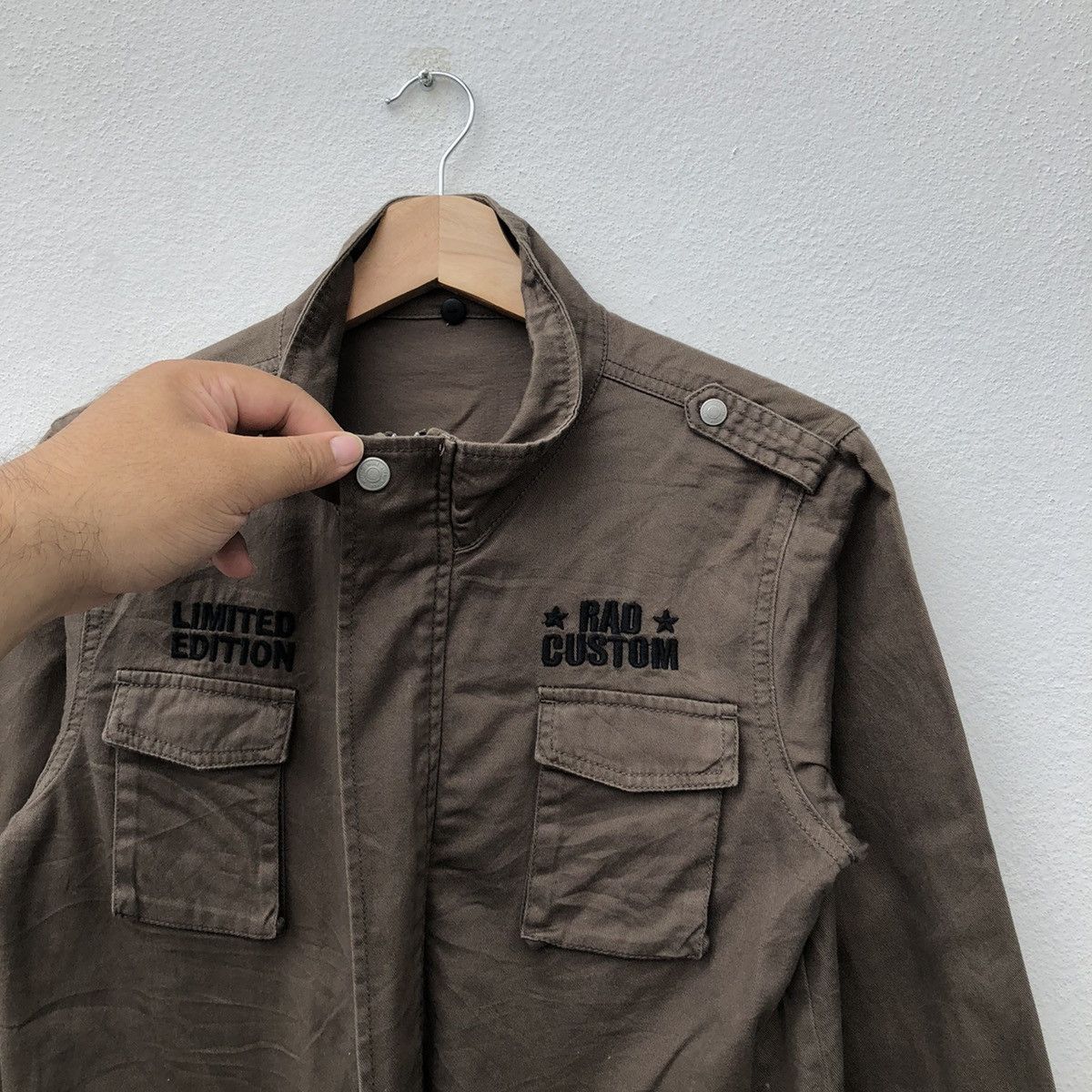 Japanese Brand VINTAGE BIKER JACKET RAD CUSTOM LIMITED EDITION BIG LOGO Size US M / EU 48-50 / 2 - 6 Thumbnail