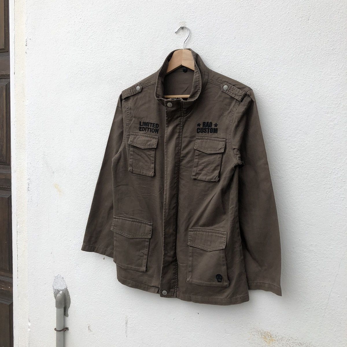 Japanese Brand VINTAGE BIKER JACKET RAD CUSTOM LIMITED EDITION BIG LOGO Size US M / EU 48-50 / 2 - 3 Thumbnail