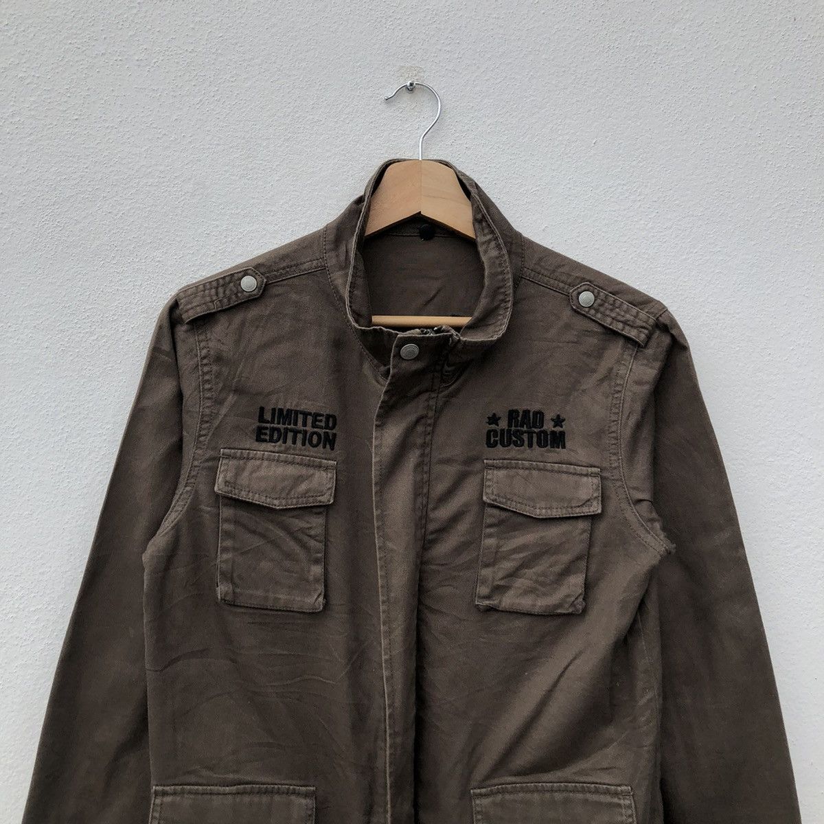 Japanese Brand VINTAGE BIKER JACKET RAD CUSTOM LIMITED EDITION BIG LOGO Size US M / EU 48-50 / 2 - 4 Thumbnail