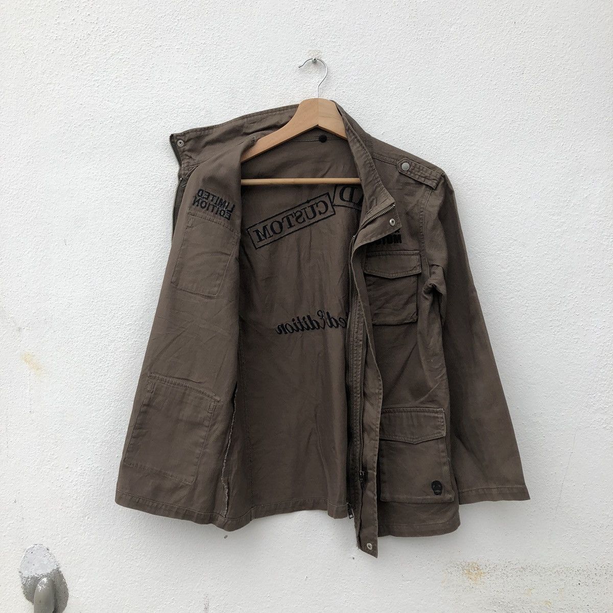 Japanese Brand VINTAGE BIKER JACKET RAD CUSTOM LIMITED EDITION BIG LOGO Size US M / EU 48-50 / 2 - 11 Thumbnail