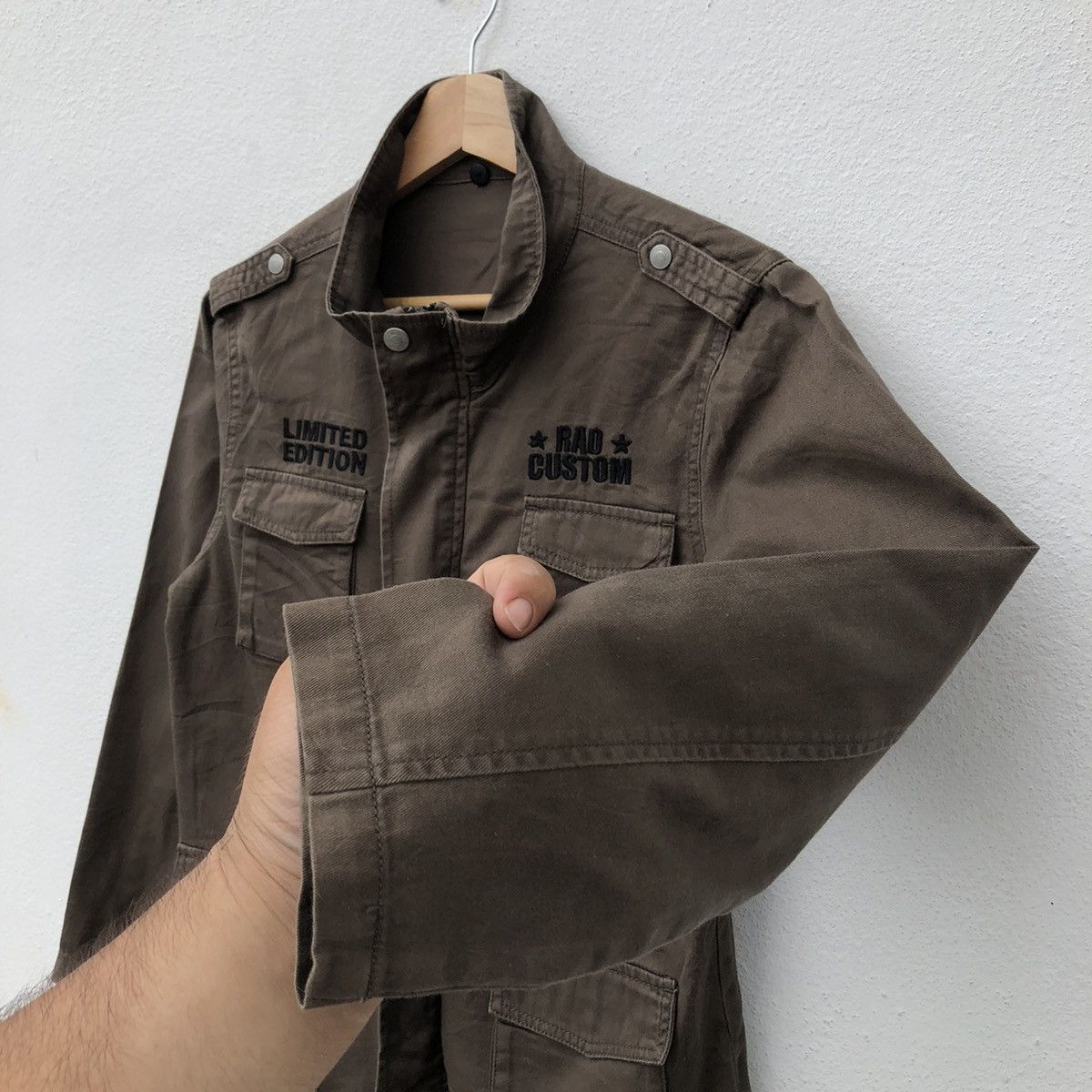 Japanese Brand VINTAGE BIKER JACKET RAD CUSTOM LIMITED EDITION BIG LOGO Size US M / EU 48-50 / 2 - 7 Thumbnail
