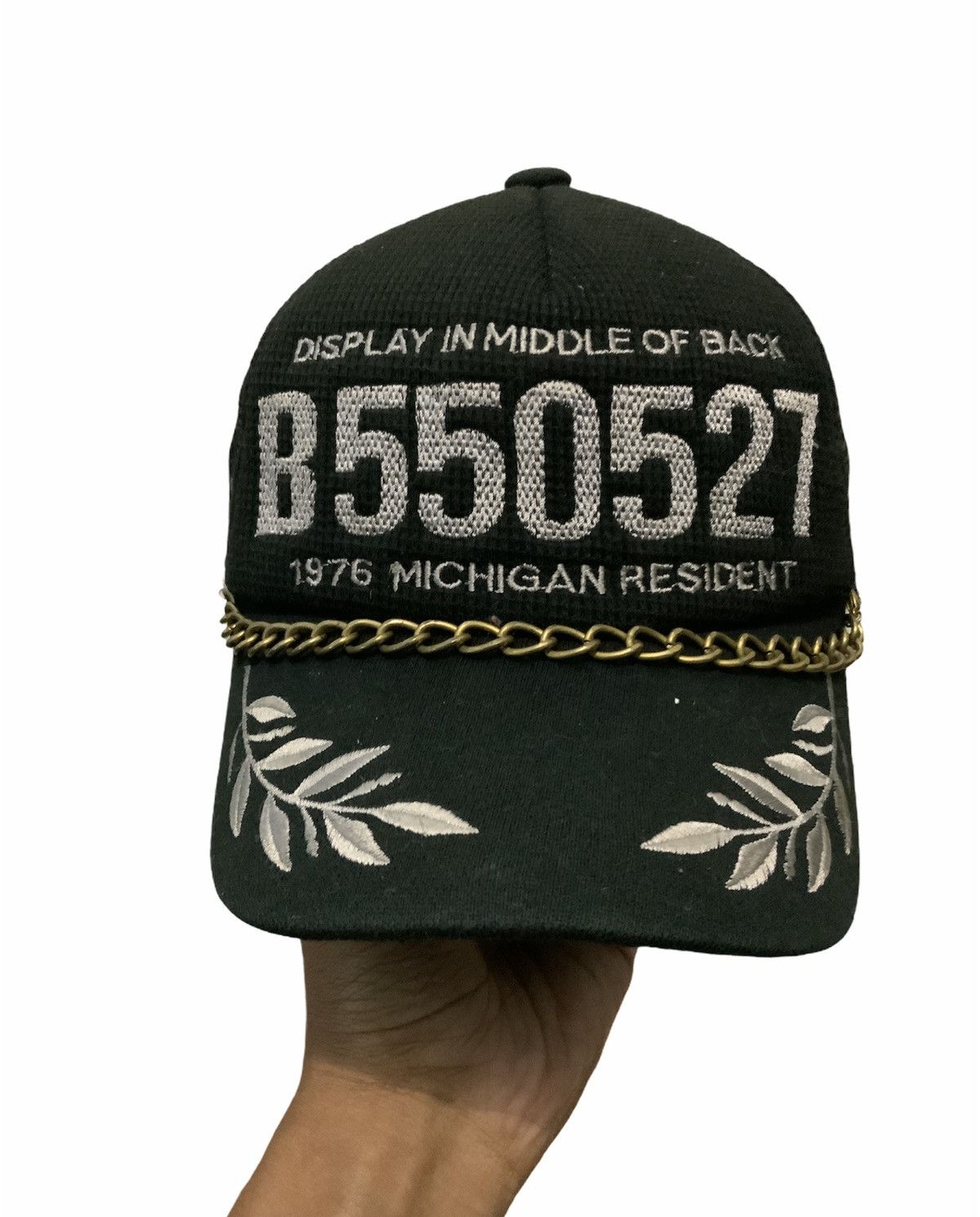 Japanese Brand B550527 1976 Michigan Resident Kmrii Trucker Hat Size ONE SIZE - 2 Thumbnail