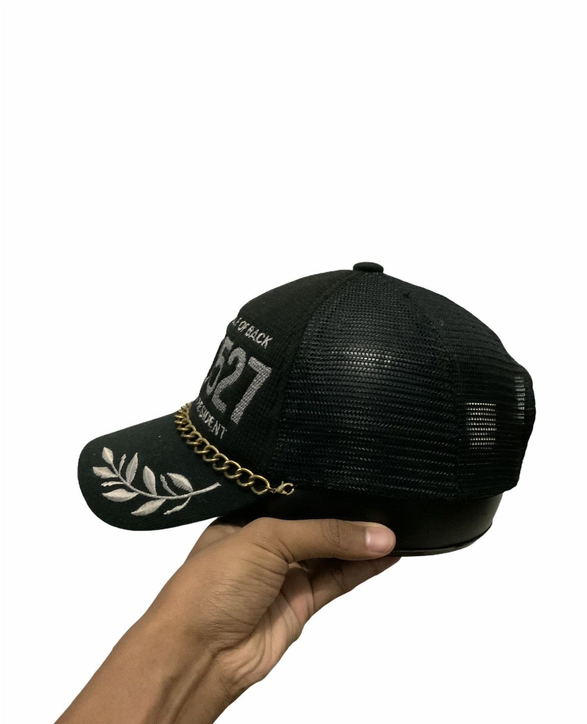 Japanese Brand B550527 1976 Michigan Resident Kmrii Trucker Hat Size ONE SIZE - 4 Thumbnail