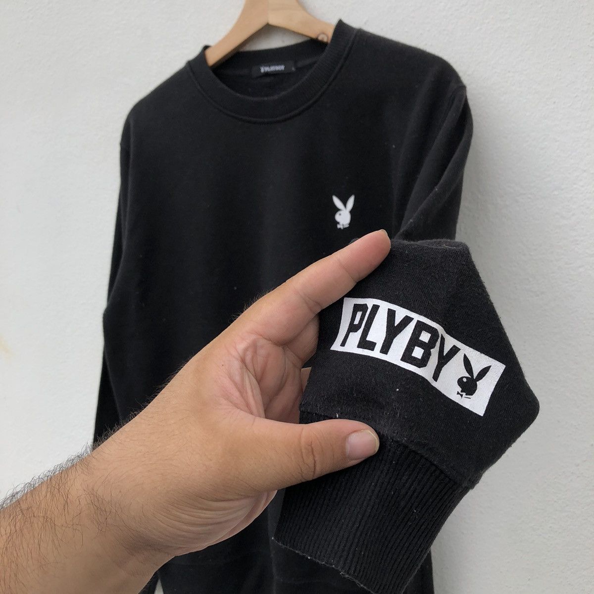Japanese Brand × Playboy VINTAGE PLAYBOY SWEATSHIRT SMALL PONY Size US L / EU 52-54 / 3 - 4 Thumbnail
