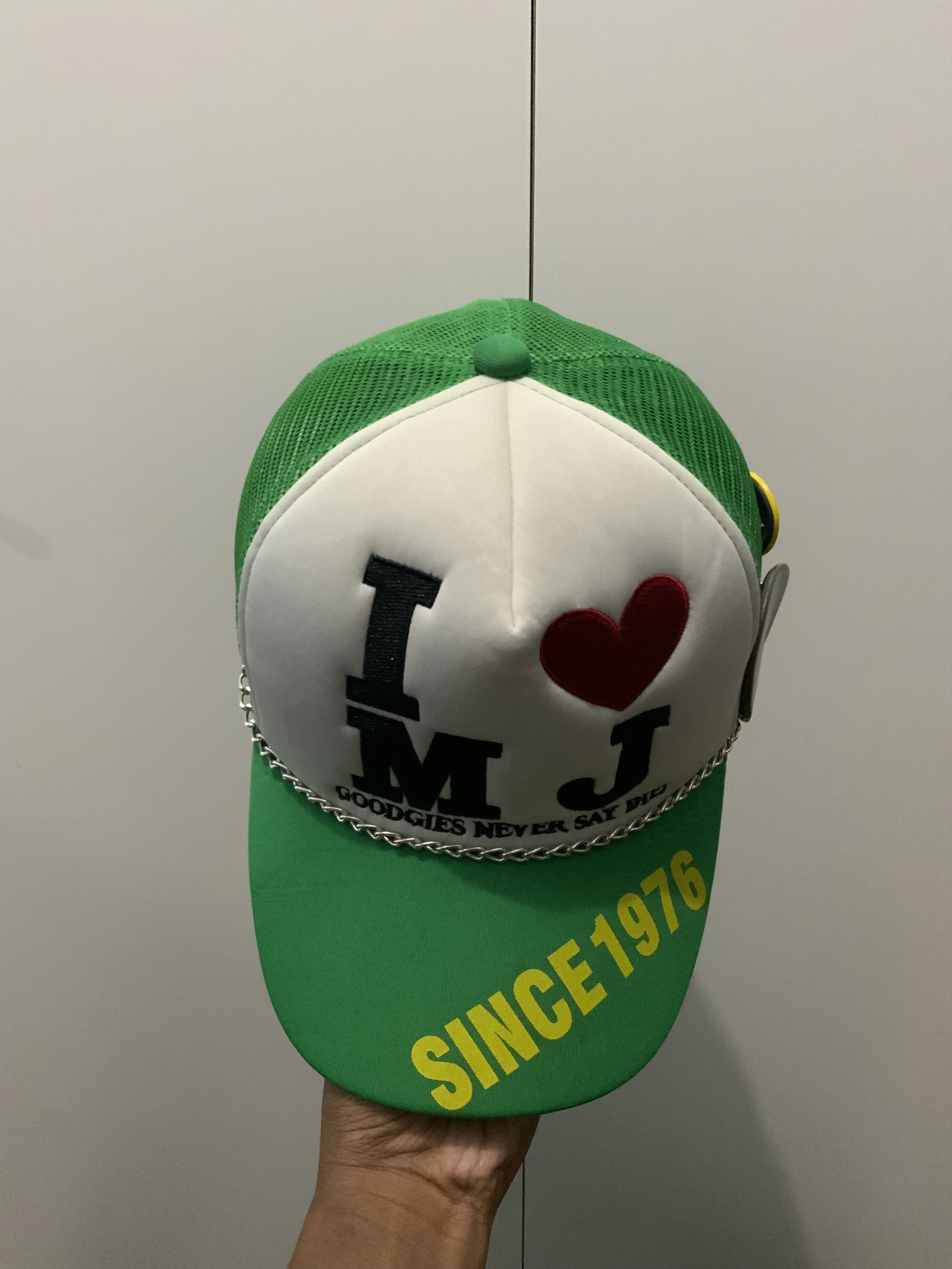20471120 I love MJ Goodgies Never say Die! Rare Trucker Hat Size ONE SIZE - 8 Thumbnail