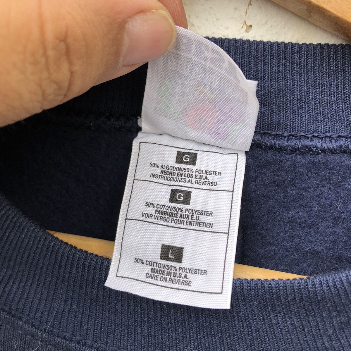 Fruit Of The Loom VINTAGE FOTL LOVEFOR TENNIS BIG LOGO SWEATSHIRT MADE IN USA Size US L / EU 52-54 / 3 - 9 Thumbnail