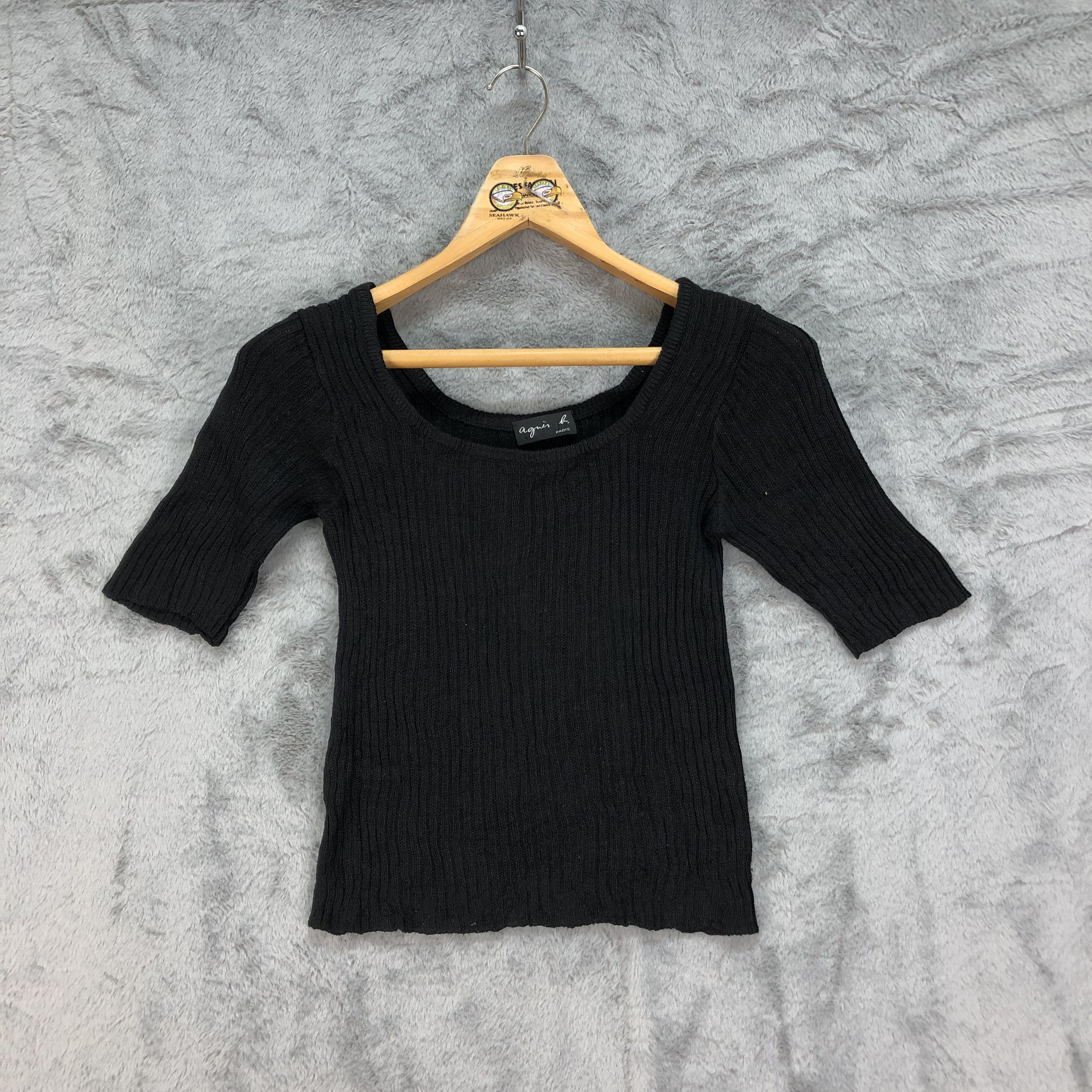 agnes b. Agnes B. Paris Made in France Shirt #4479-155 Size S / US 4 / IT 40 - 1 Thumbnail