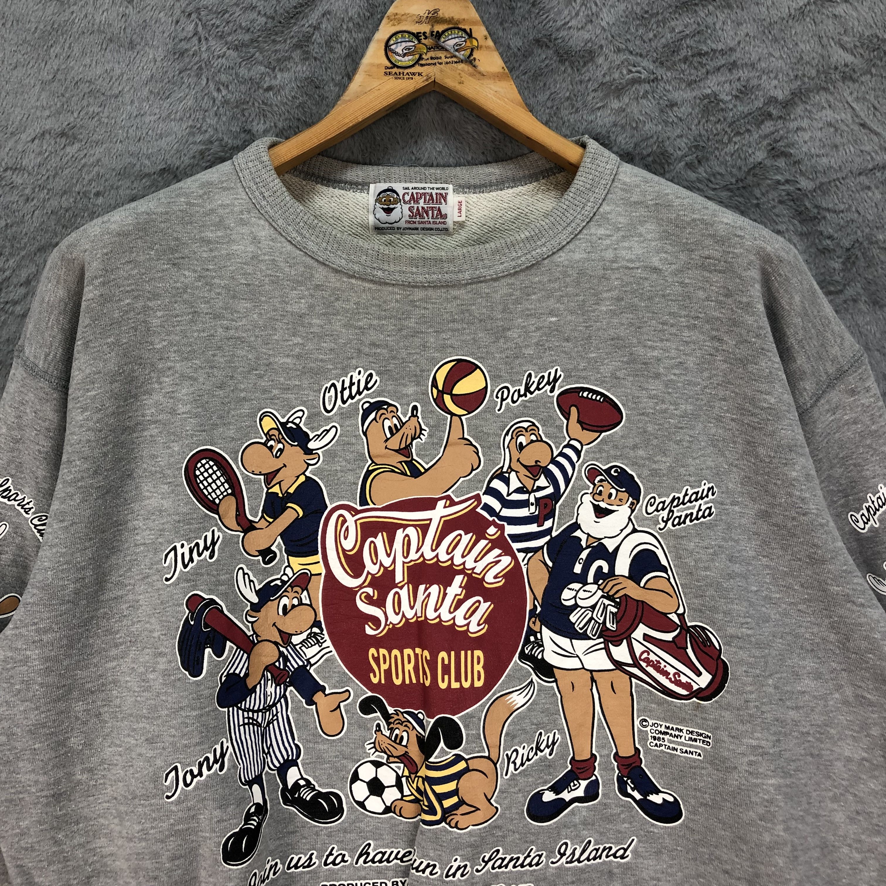 Captain Santors Captain Santa Made in Japan Printed Sweatshirts #4465-155 Size US L / EU 52-54 / 3 - 2 Thumbnail