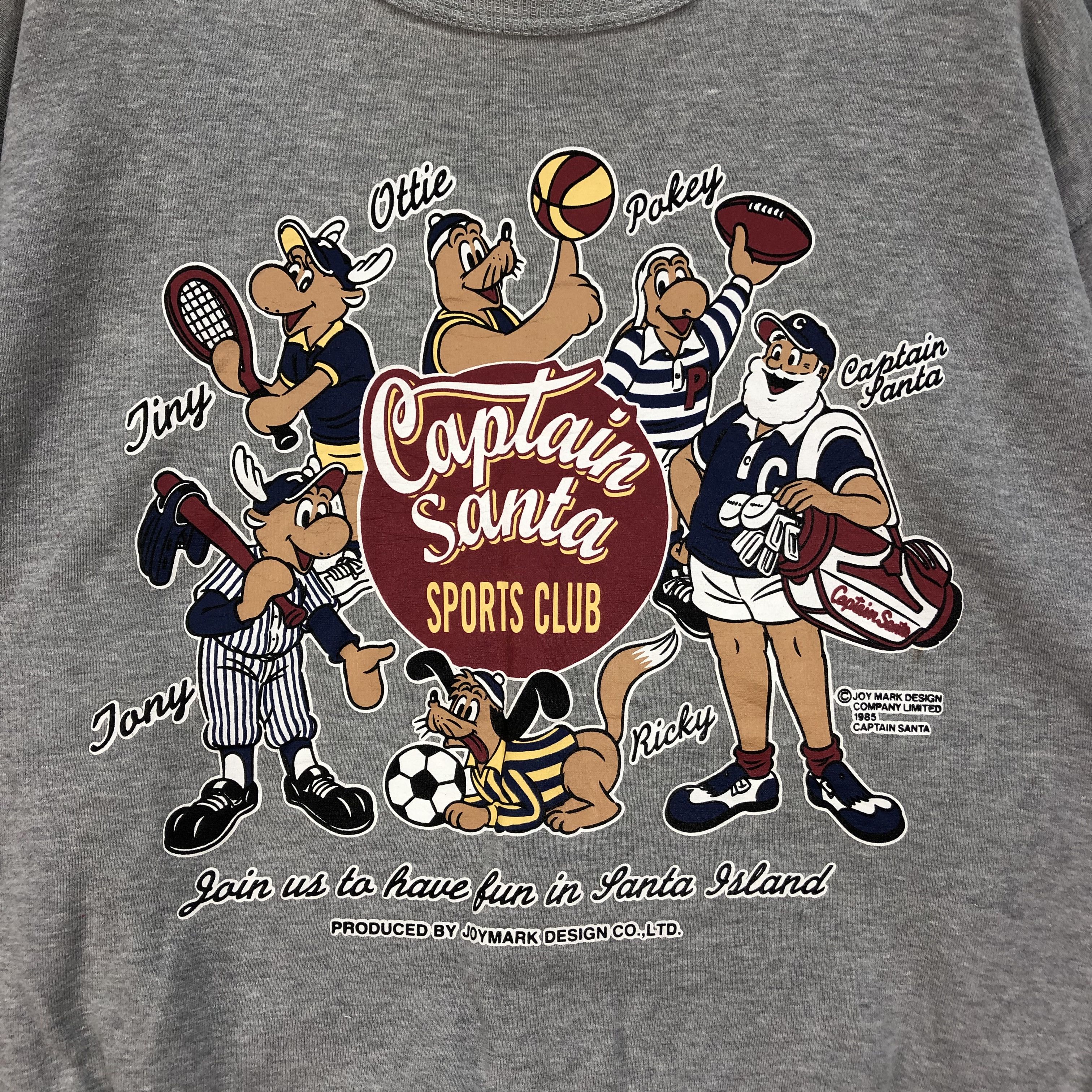 Captain Santors Captain Santa Made in Japan Printed Sweatshirts #4465-155 Size US L / EU 52-54 / 3 - 3 Thumbnail