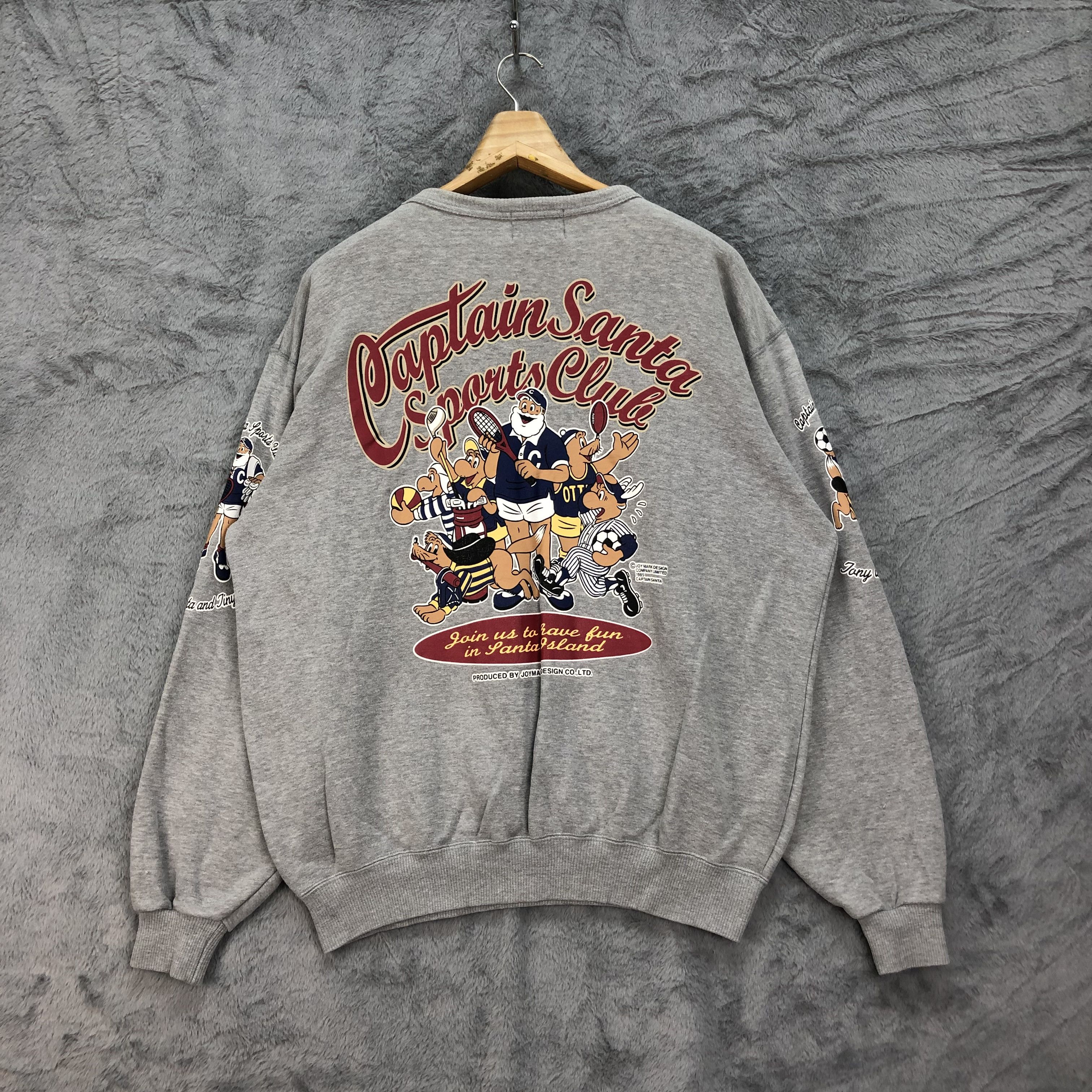 Captain Santors Captain Santa Made in Japan Printed Sweatshirts #4465-155 Size US L / EU 52-54 / 3 - 13 Thumbnail