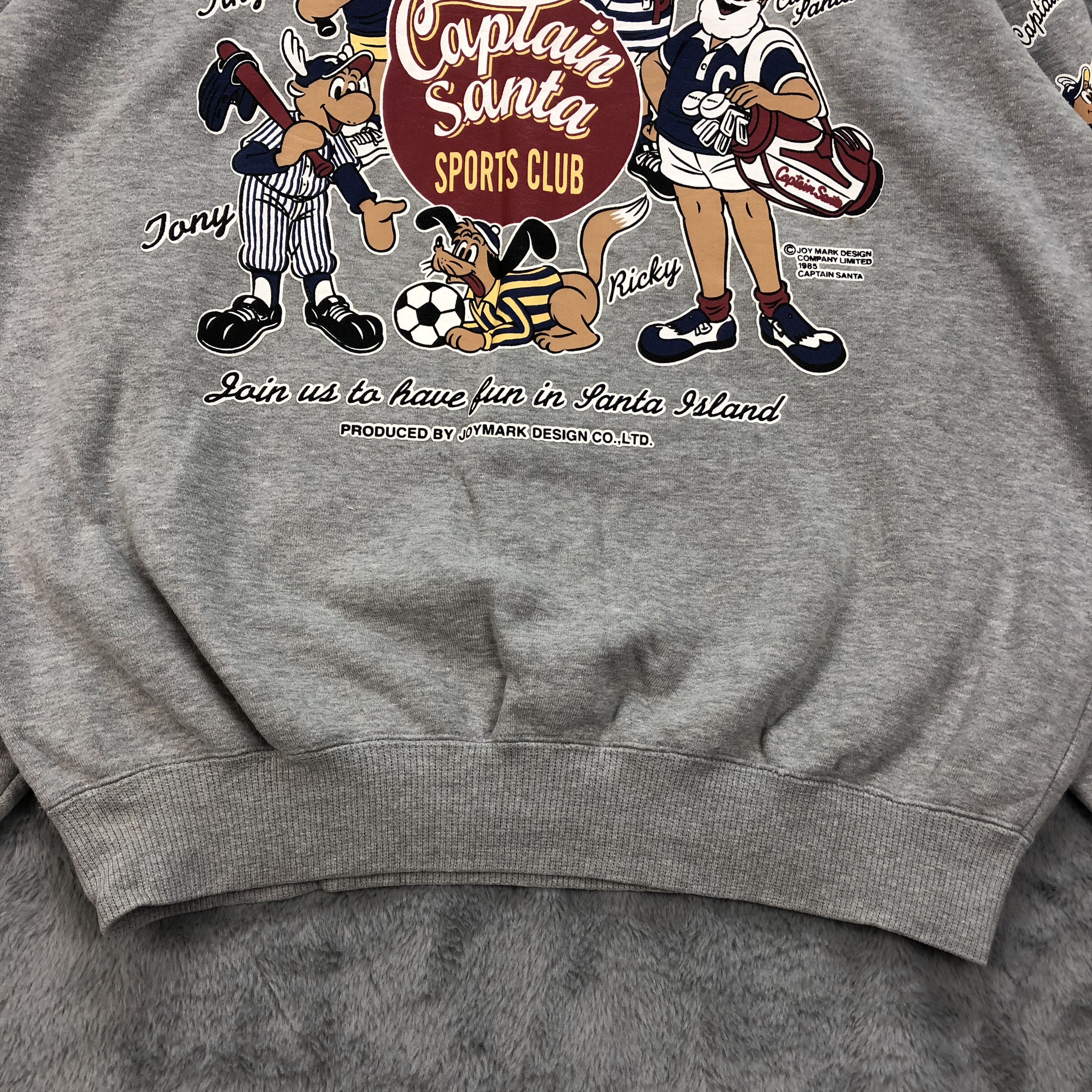 Captain Santors Captain Santa Made in Japan Printed Sweatshirts #4465-155 Size US L / EU 52-54 / 3 - 6 Thumbnail
