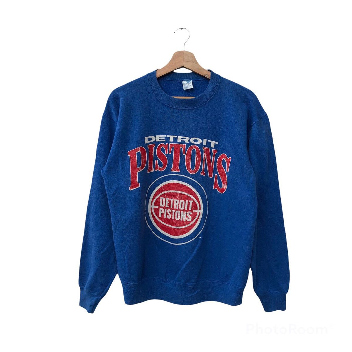 Vintage VINTAGE SWEATSHIRT DETROIT PISTONS BIG LOGO MADE IN USA Size US S / EU 44-46 / 1 - 1 Thumbnail