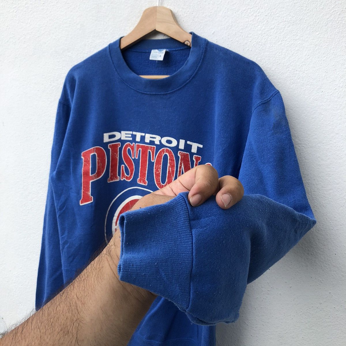 Vintage VINTAGE SWEATSHIRT DETROIT PISTONS BIG LOGO MADE IN USA Size US S / EU 44-46 / 1 - 6 Thumbnail
