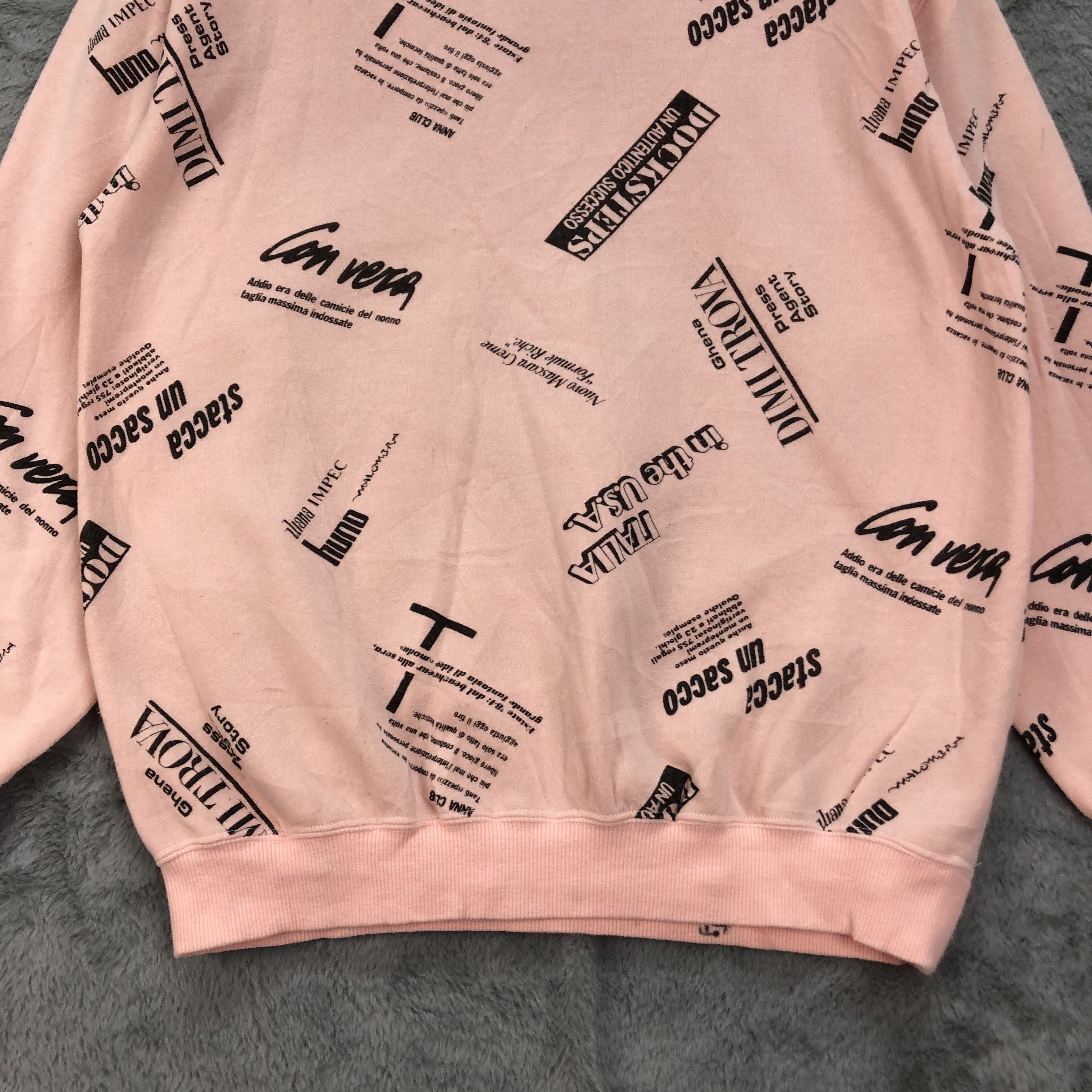 Japanese Brand CHARGE Arnold Palmer All Over Printed Sweatshirts #4507-156 Size M / US 6-8 / IT 42-44 - 4 Thumbnail